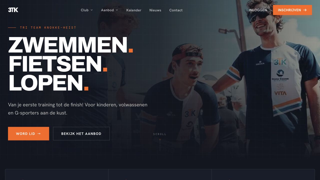 Homepage van 3TK